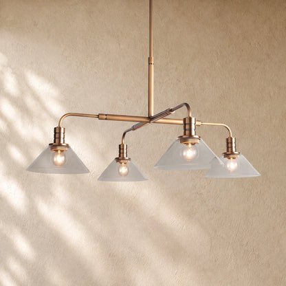 Theronm Glass Round Chandelier