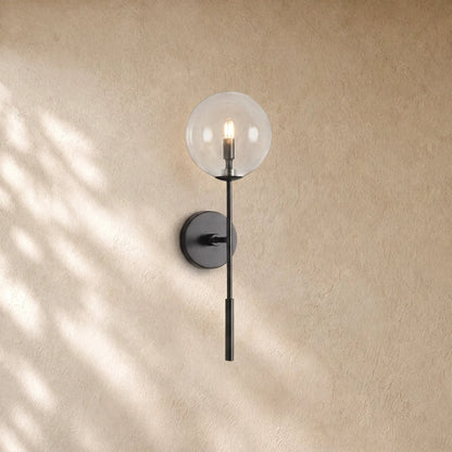 Apollos Glass Ball Wall Sconce