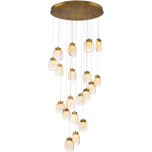 Solara Glass Chandelier