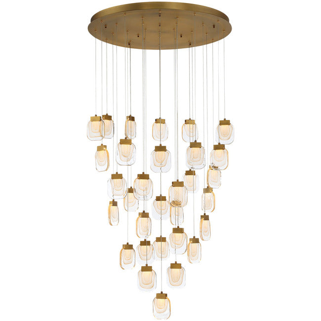 Solara Glass Chandelier