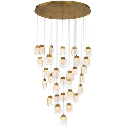 Solara Glass Chandelier