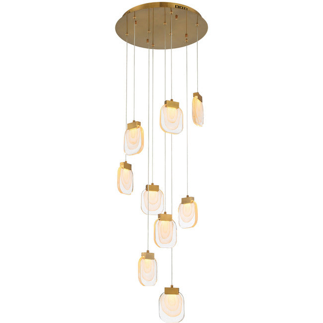 Solara Glass Chandelier