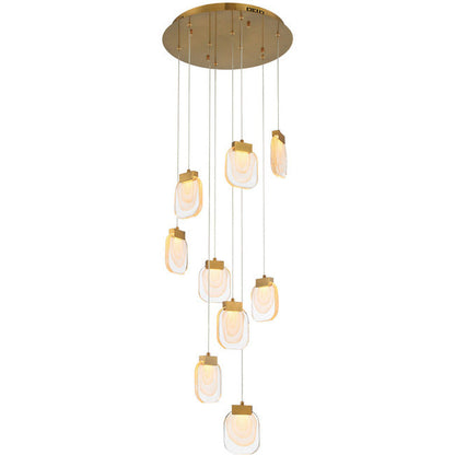Solara Glass Chandelier