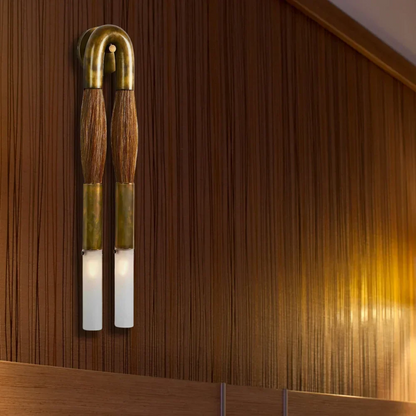 Horsehair Wall Sconce 30''H