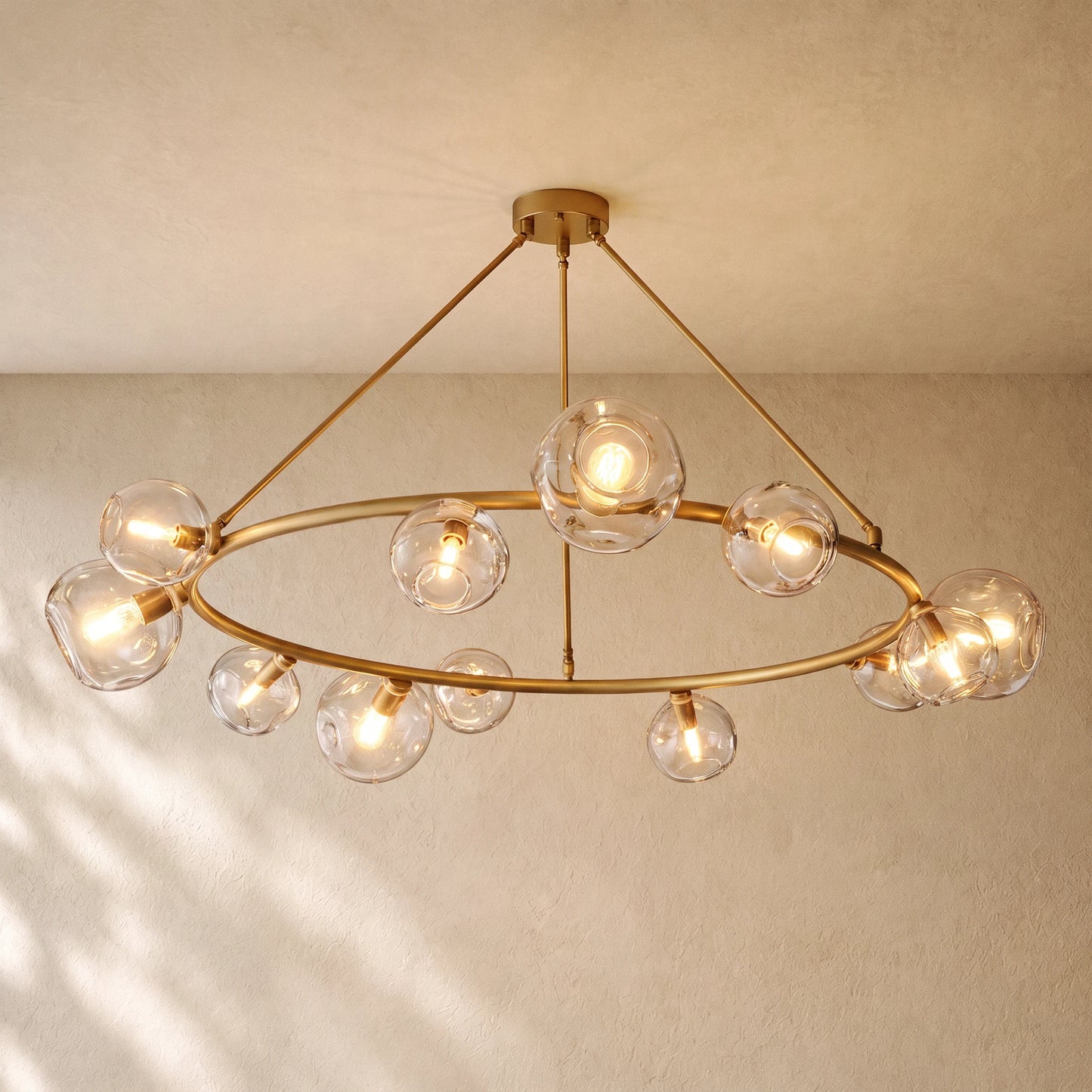 Bubble Glass Round Chandelier