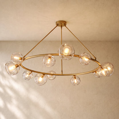 Bubble Glass Round Chandelier