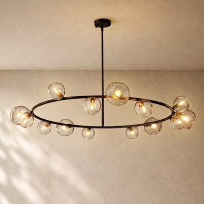 Bubble Glass Round Chandelier