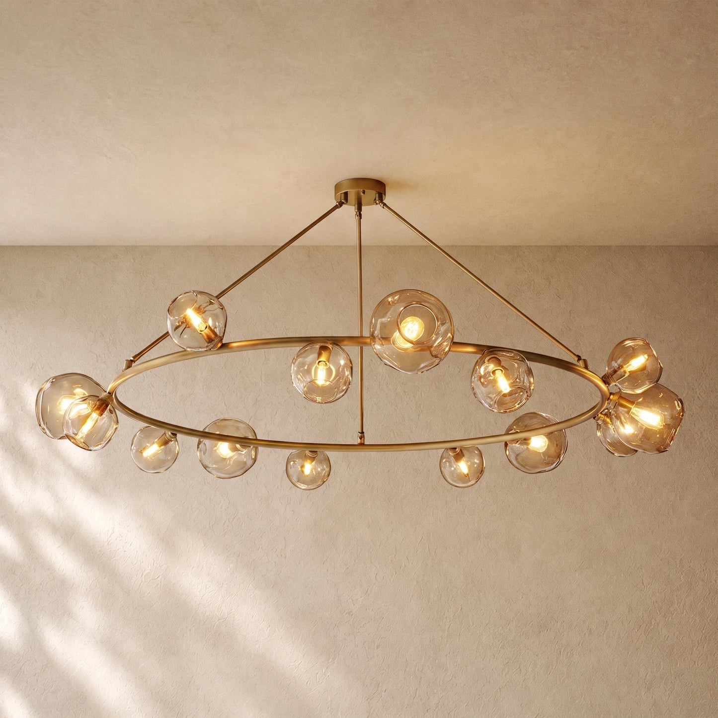 Bubble Glass Round Chandelier