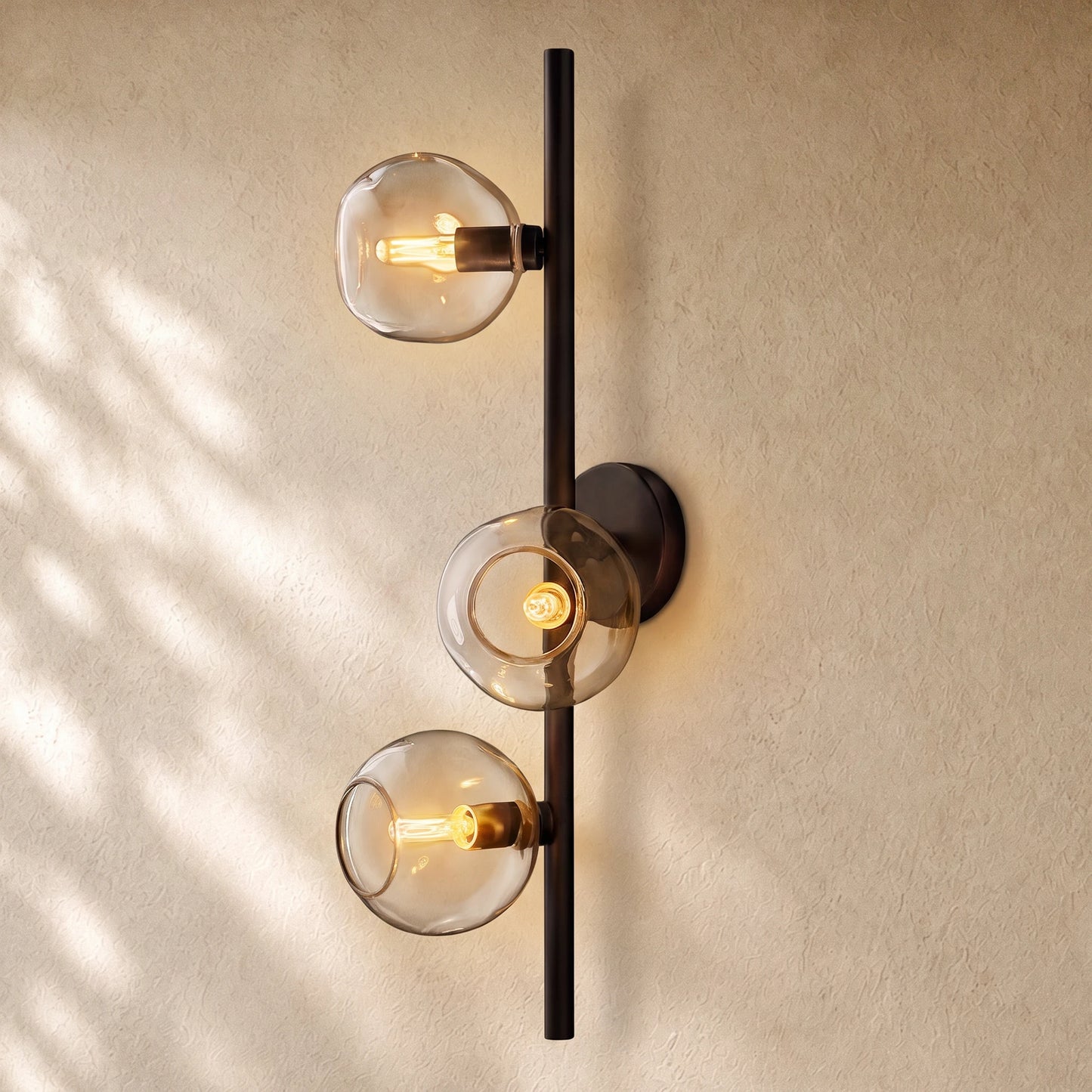 Bubble Glass Cascade Sconce