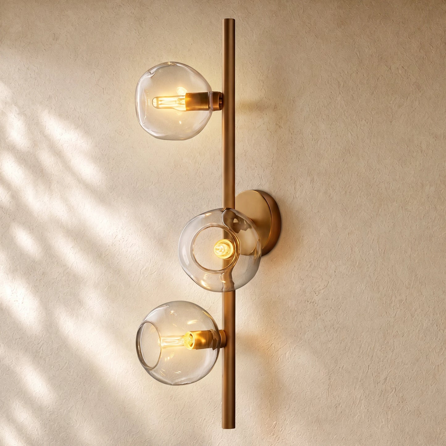 Bubble Glass Cascade Sconce