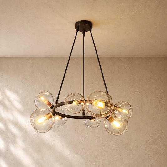 Bubble Glass Round Chandelier