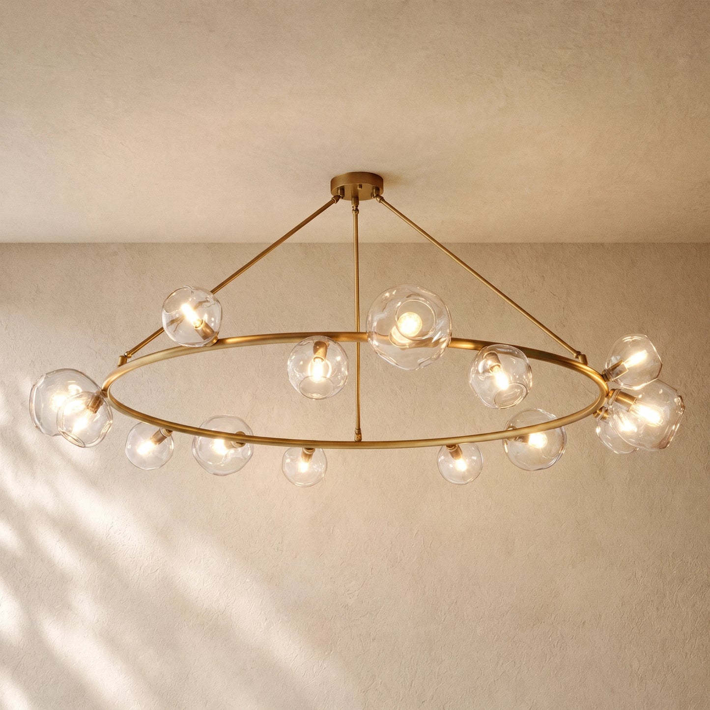 Bubble Glass Round Chandelier