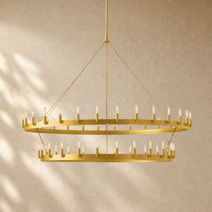 Caminon Vintage 2-Tier Round Chandelier