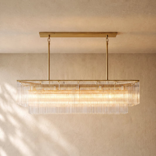 Amadeo Rectangular Chandelier 72''D