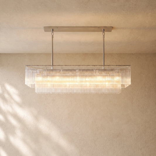 Amadeo Rectangular Chandelier 72''D