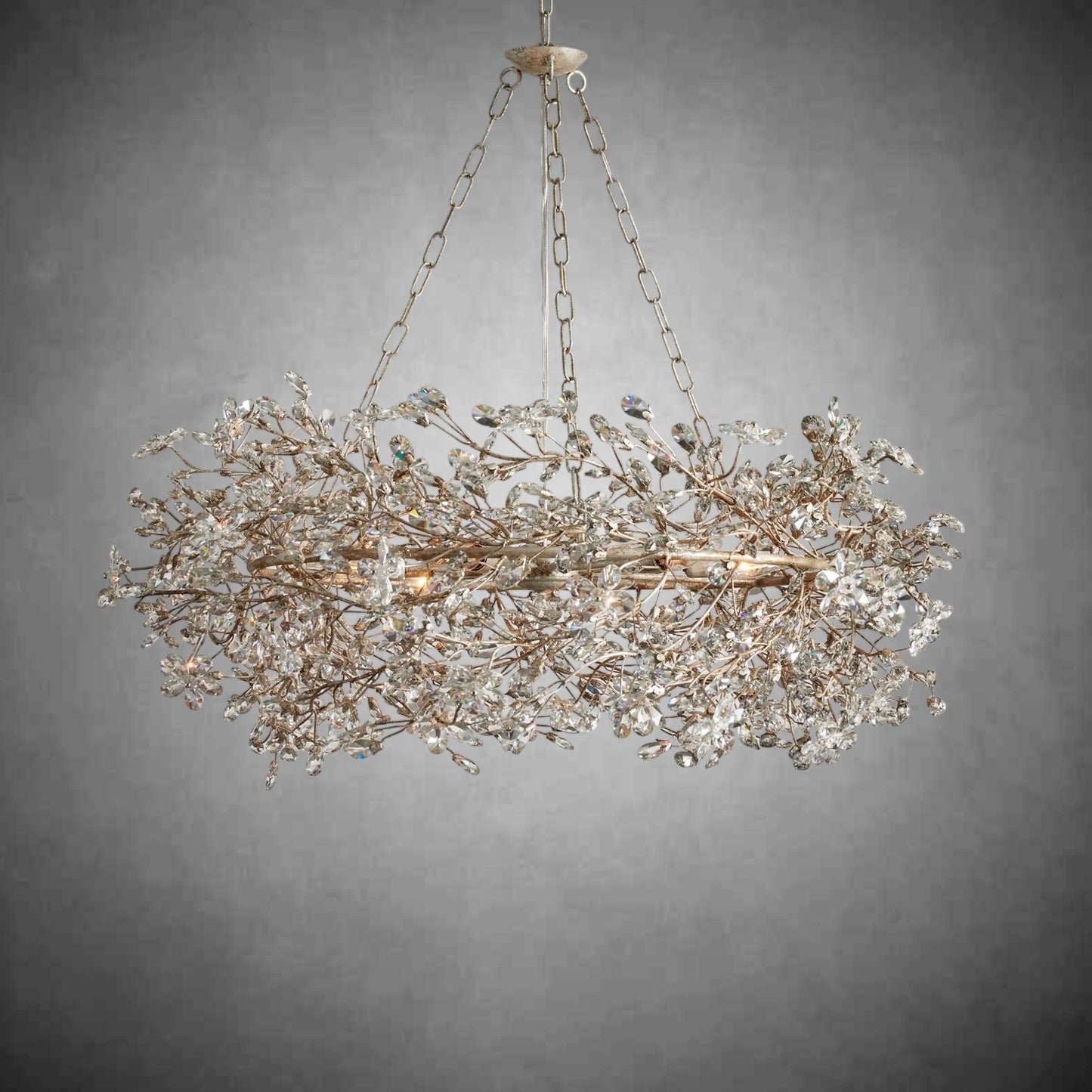 Fiore Crown Chandelier 39" 48" 60"-Chandelier-morylighting-GOLD-39"-Morylighting