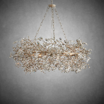 Fiore Crown Chandelier 39" 48" 60"-Chandelier-morylighting-GOLD-39"-Morylighting