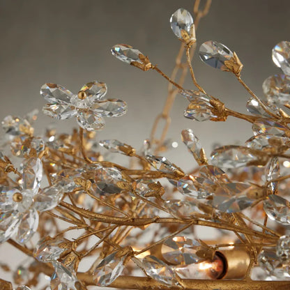 Fiore Crown Chandelier 39" 48" 60"-Chandelier-morylighting-GOLD-39"-Morylighting