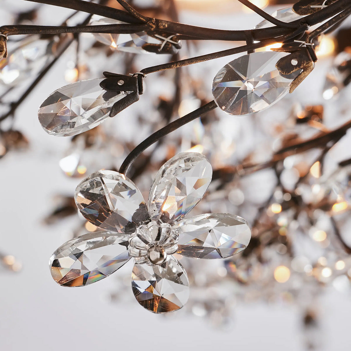 Fiore Crown Chandelier 39" 48" 60"-Chandelier-morylighting-GOLD-39"-Morylighting