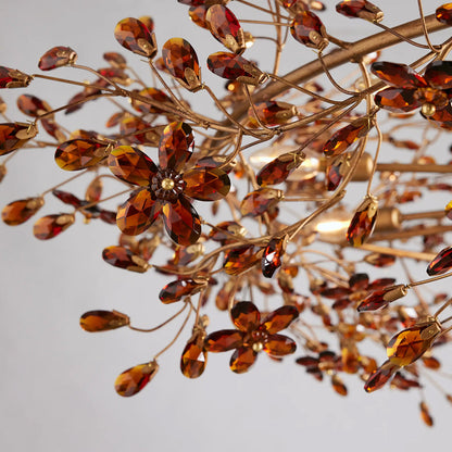Fiore Crown Chandelier 39" 48" 60"-Chandelier-morylighting-GOLD-39"-Morylighting