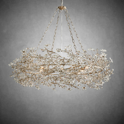 Fiore Crown Chandelier 39" 48" 60"-Chandelier-morylighting-GOLD-39"-Morylighting