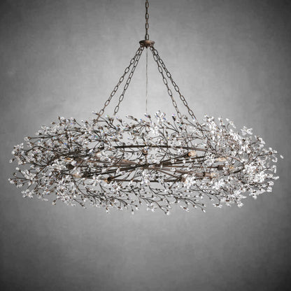 Fiore Crown Chandelier 39" 48" 60"-Chandelier-morylighting-GOLD-39"-Morylighting