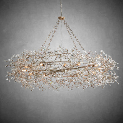Fiore Crown Chandelier 39" 48" 60"-Chandelier-morylighting-GOLD-39"-Morylighting