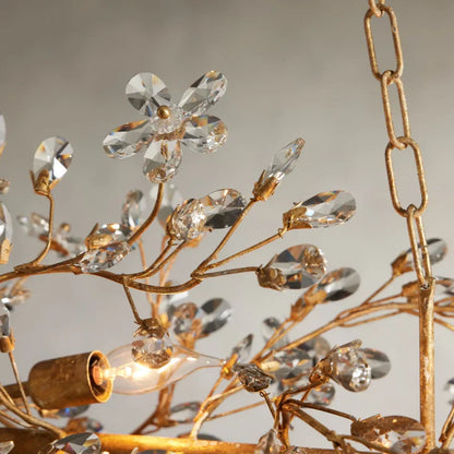 Fiore Linear Chandelier 43" 51" 68"W-Chandelier-morylighting-GOLD-43"-Morylighting