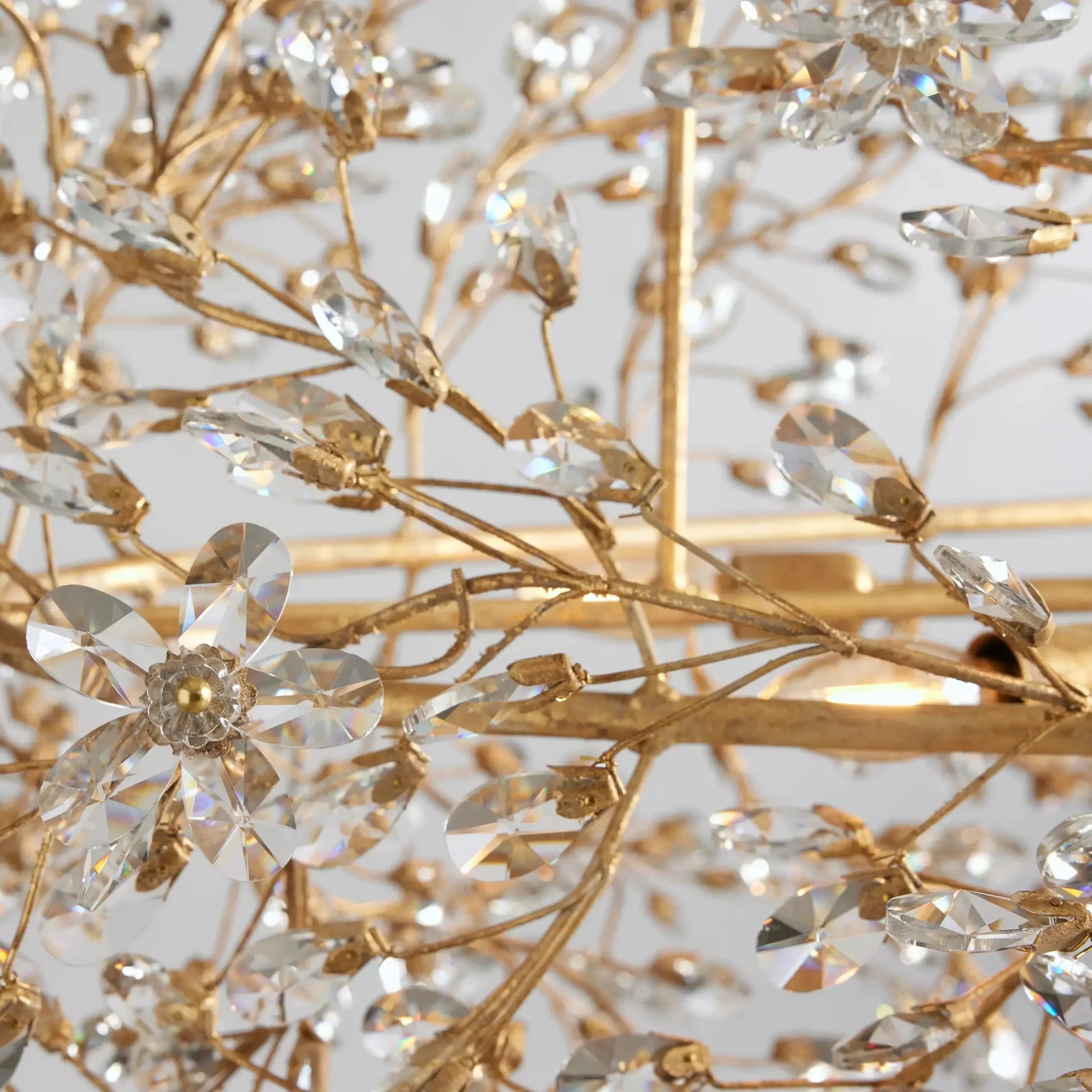 Fiore Oval Chandelier 62'' 74''-Chandelier-morylighting-GOLD-62"-Morylighting