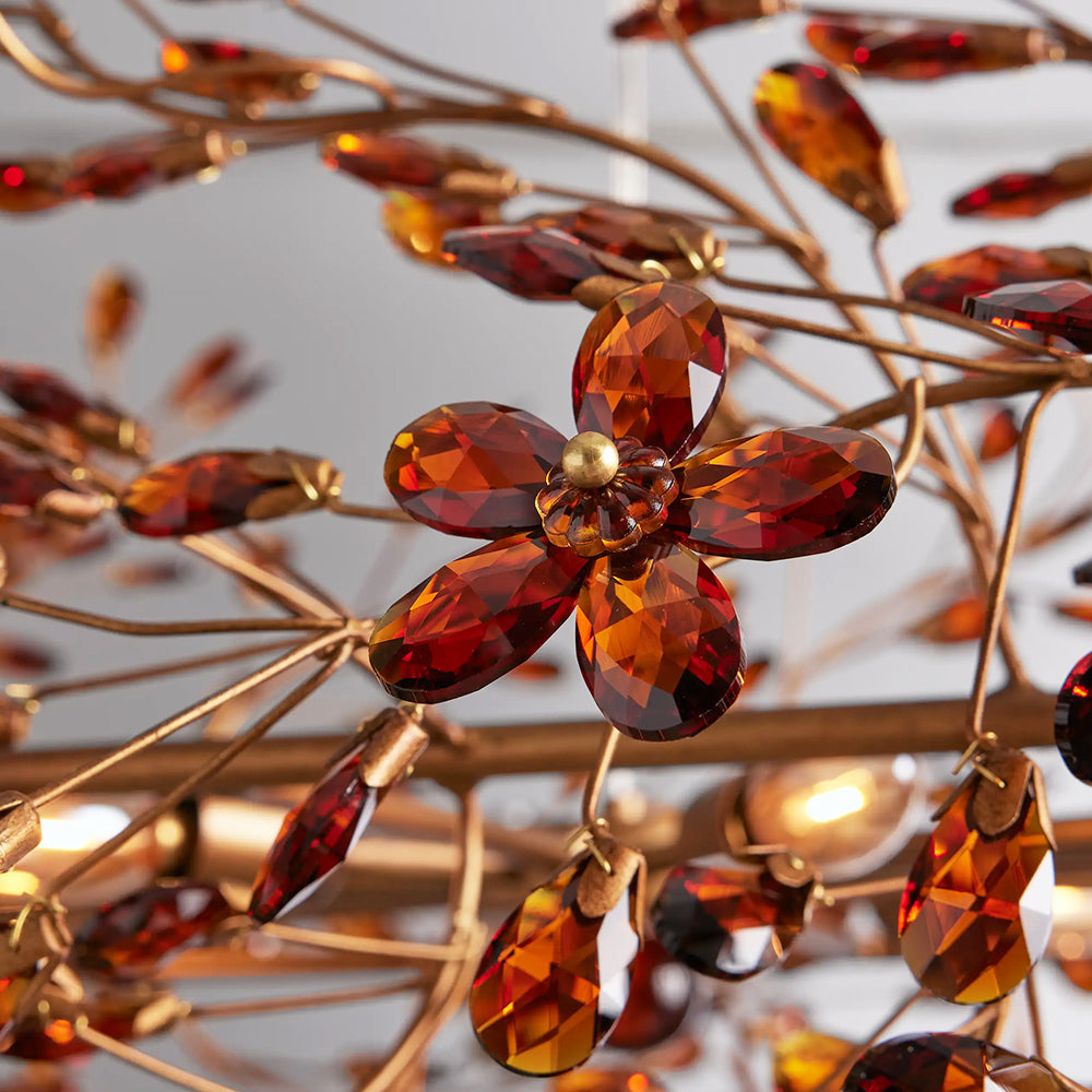 Fiore Oval Chandelier 62'' 74''-Chandelier-morylighting-GOLD-62"-Morylighting