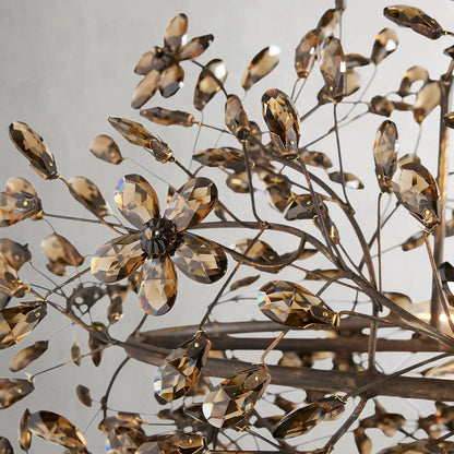 Fiore Oval Chandelier 62'' 74''-Chandelier-morylighting-GOLD-62"-Morylighting