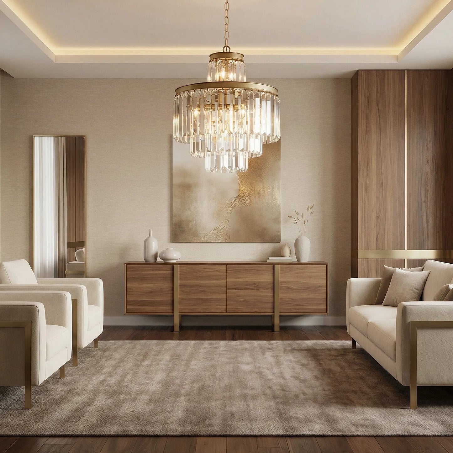 Leyland 11-Light Chandelier