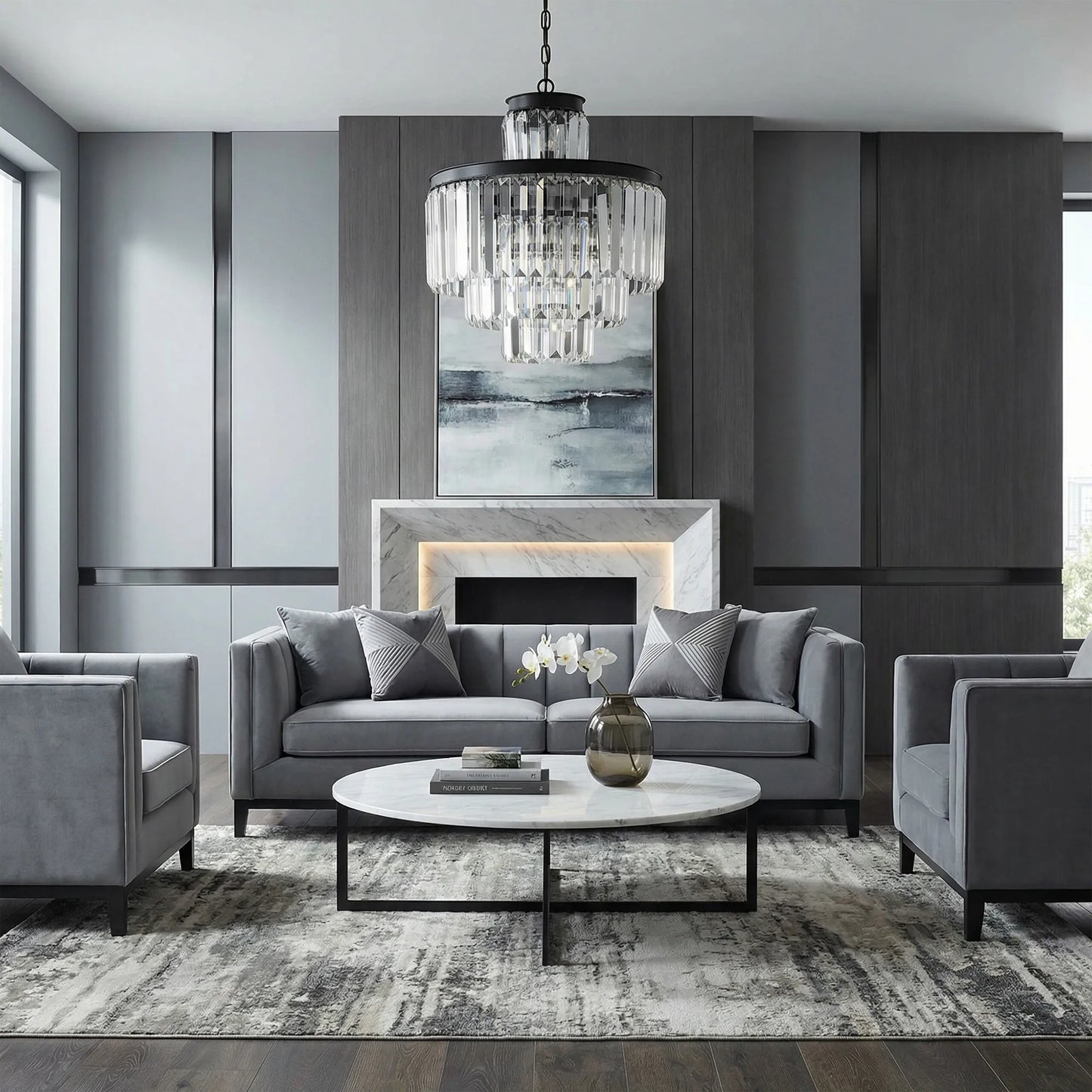 Leyland 11-Light Chandelier