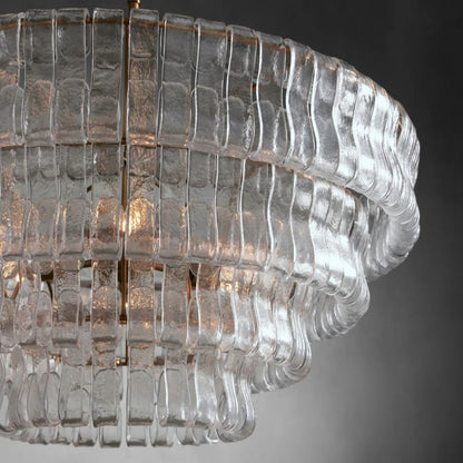 Glacien Round Glass Chandelier