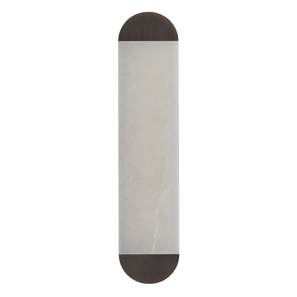 Ghost alabaster wall sconce