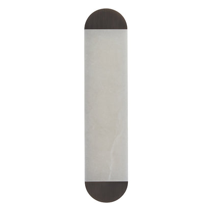 Ghost alabaster wall sconce