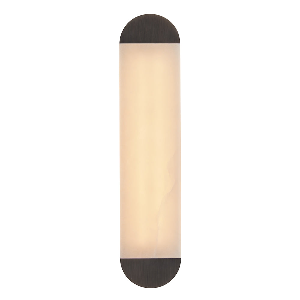 Ghost alabaster wall sconce