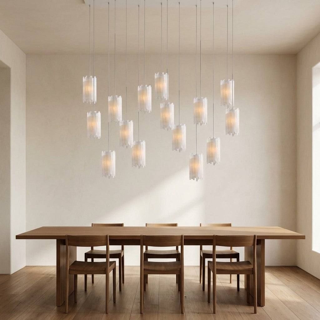 Gianna Rectangular Chandelier 15/30 Light