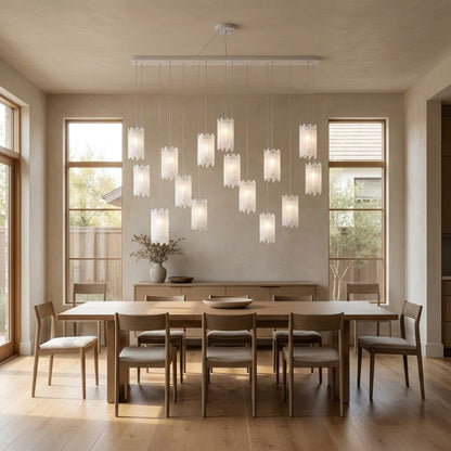 Gianna Rectangular Chandelier 15/30 Light