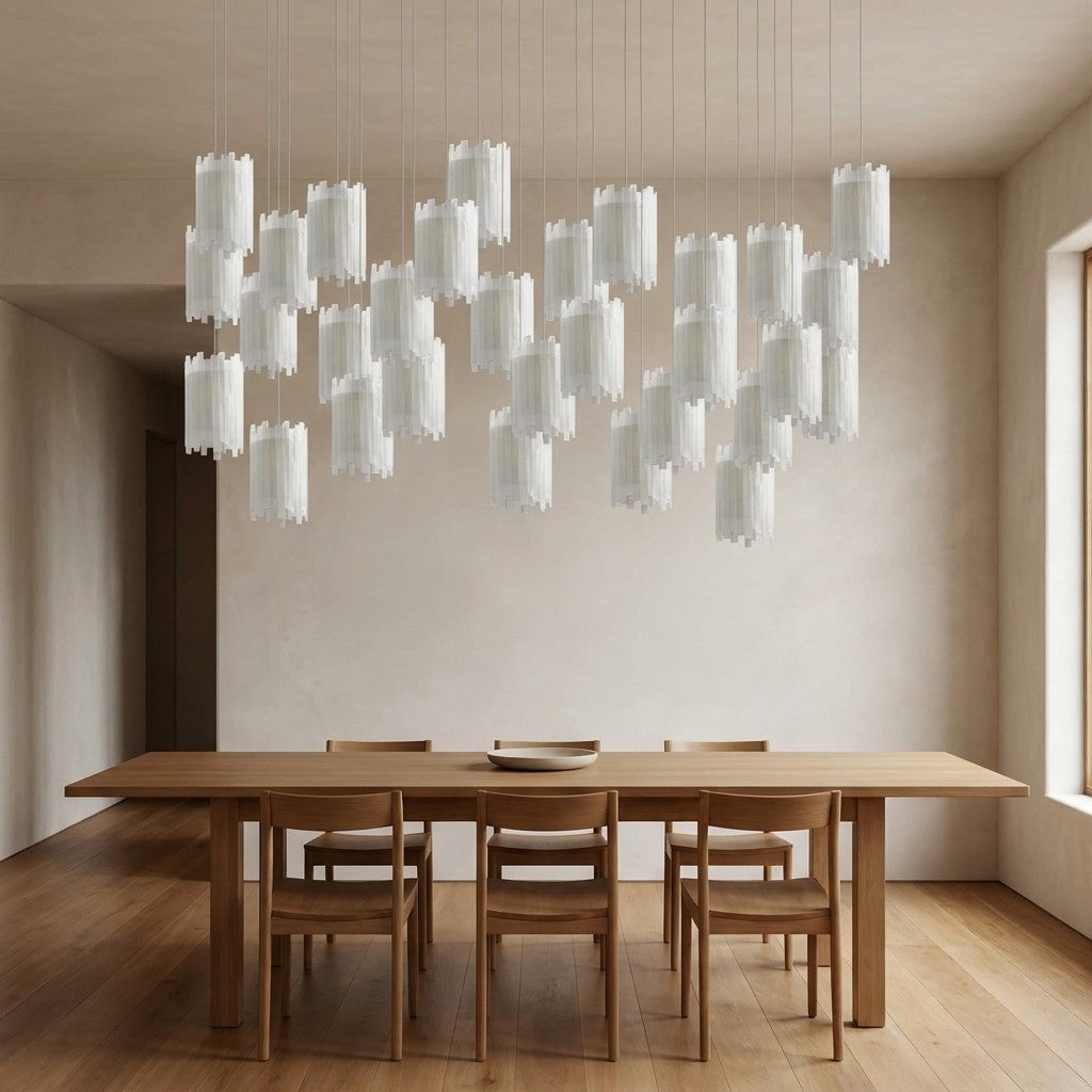 Gianna Rectangular Chandelier 15/30 Light