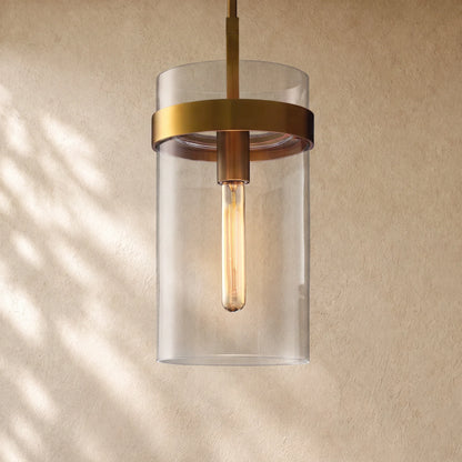 Ravella Clear Glass Cord Pendant
