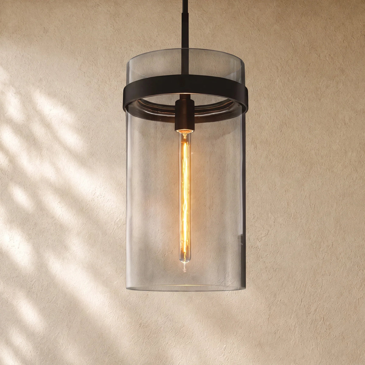Ravella Clear Glass Cord Pendant