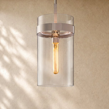 Ravella Clear Glass Cord Pendant