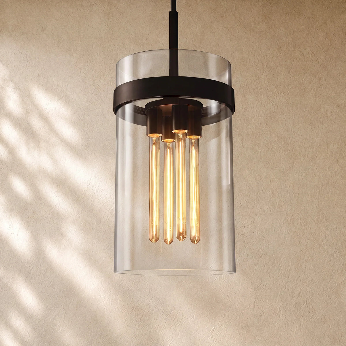 Ravella Clear Glass Cord Pendant