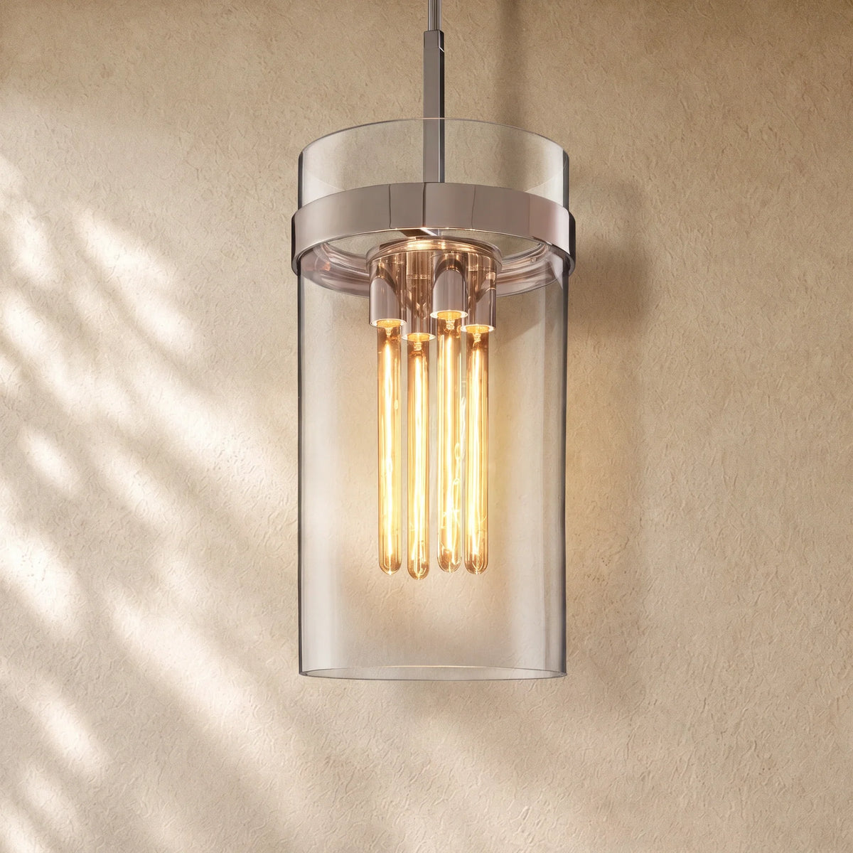Ravella Clear Glass Cord Pendant