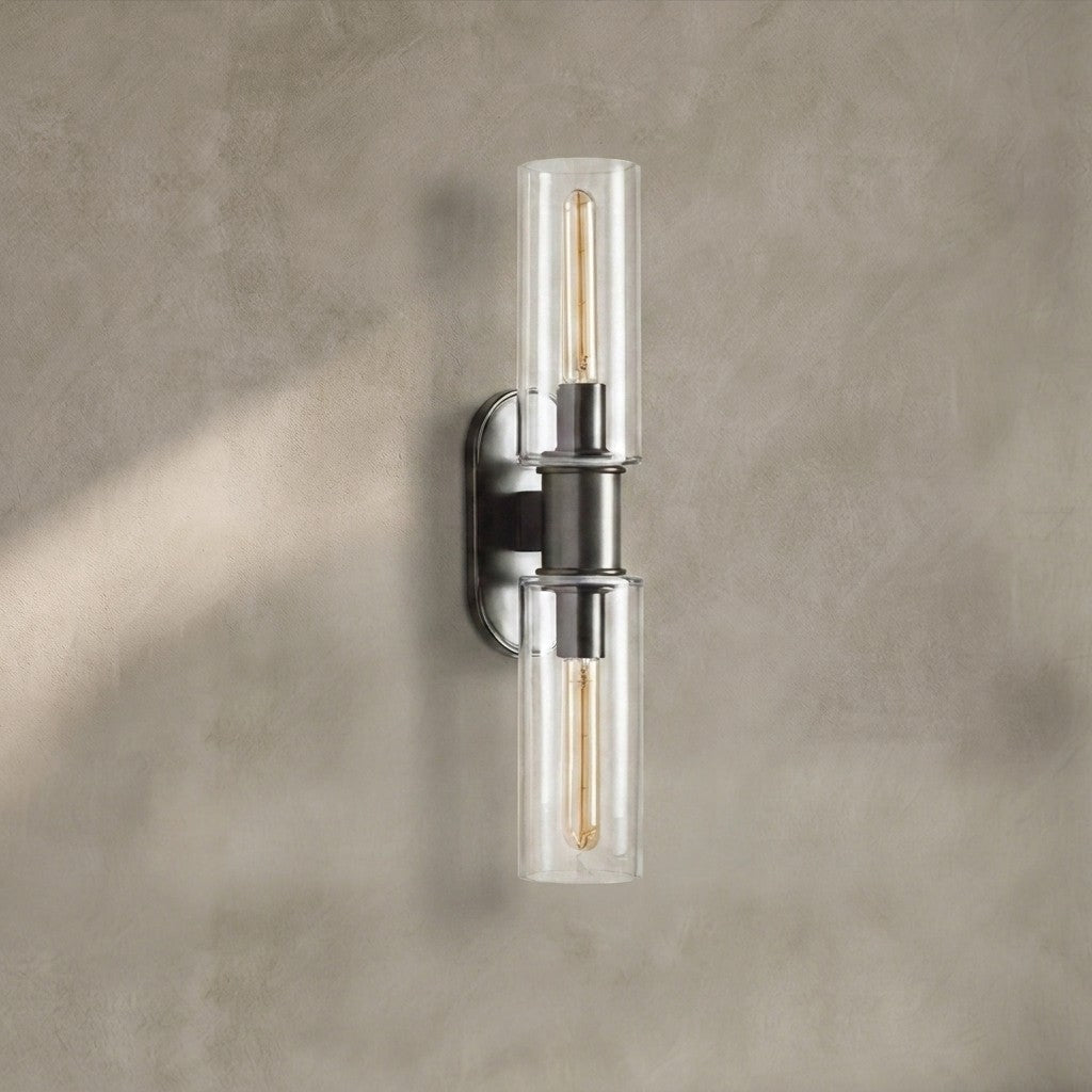 Harrlin Double Sconce in Clear