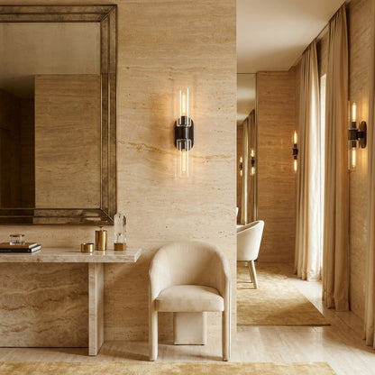 Harrlin Double Sconce in Clear