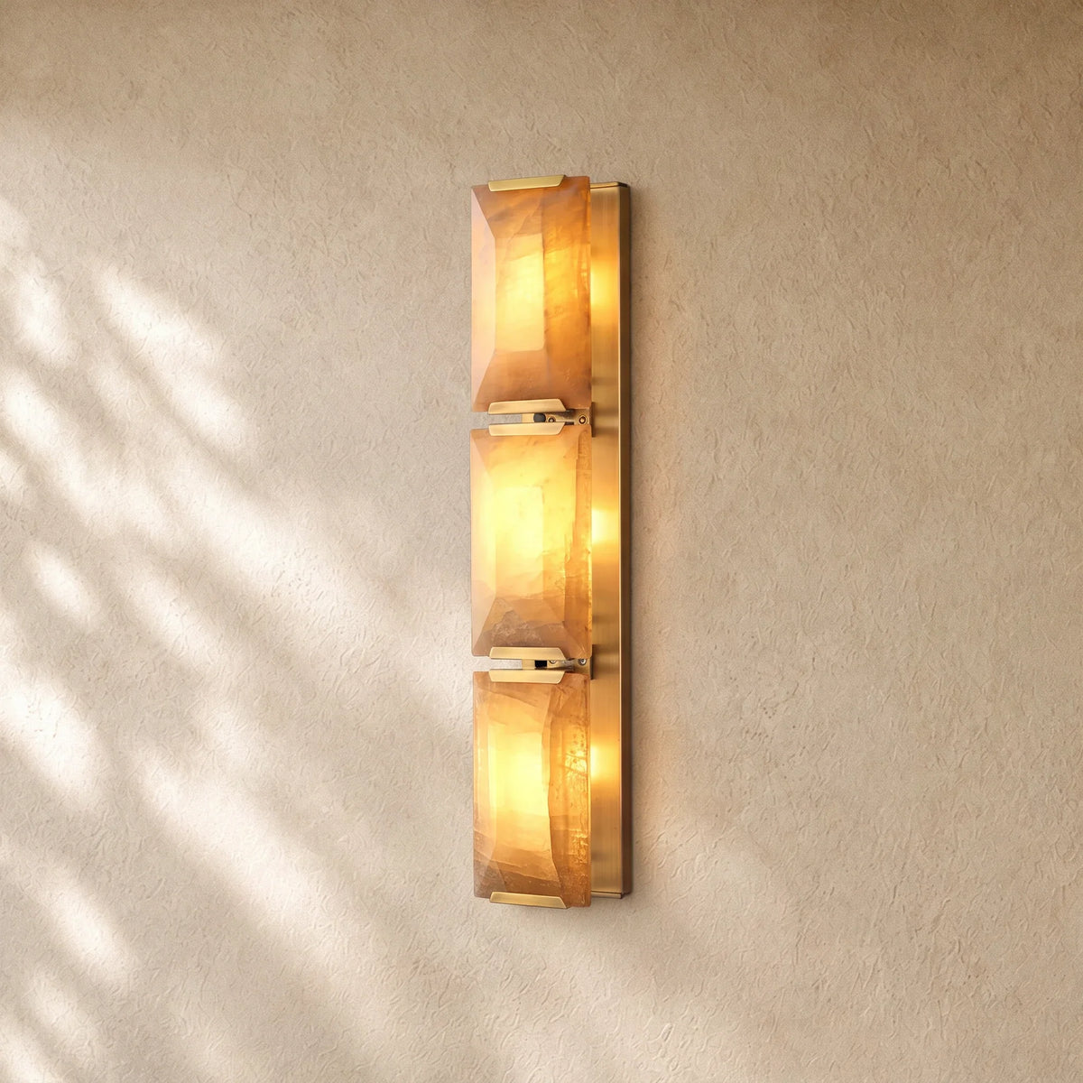 Hartley Calcite Triple Sconce