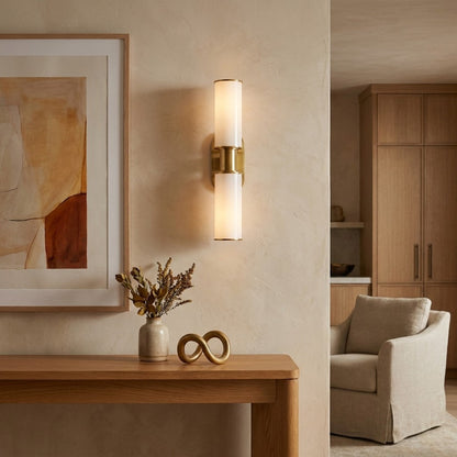 Harrlin Double Sconce in Milk