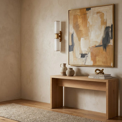 Harrlin Double Sconce in Milk